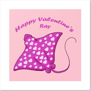 Happy Valentine's Ray Posters and Art